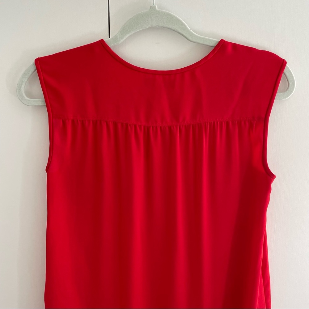 J Crew Red Blouse - Picture 4 of 8